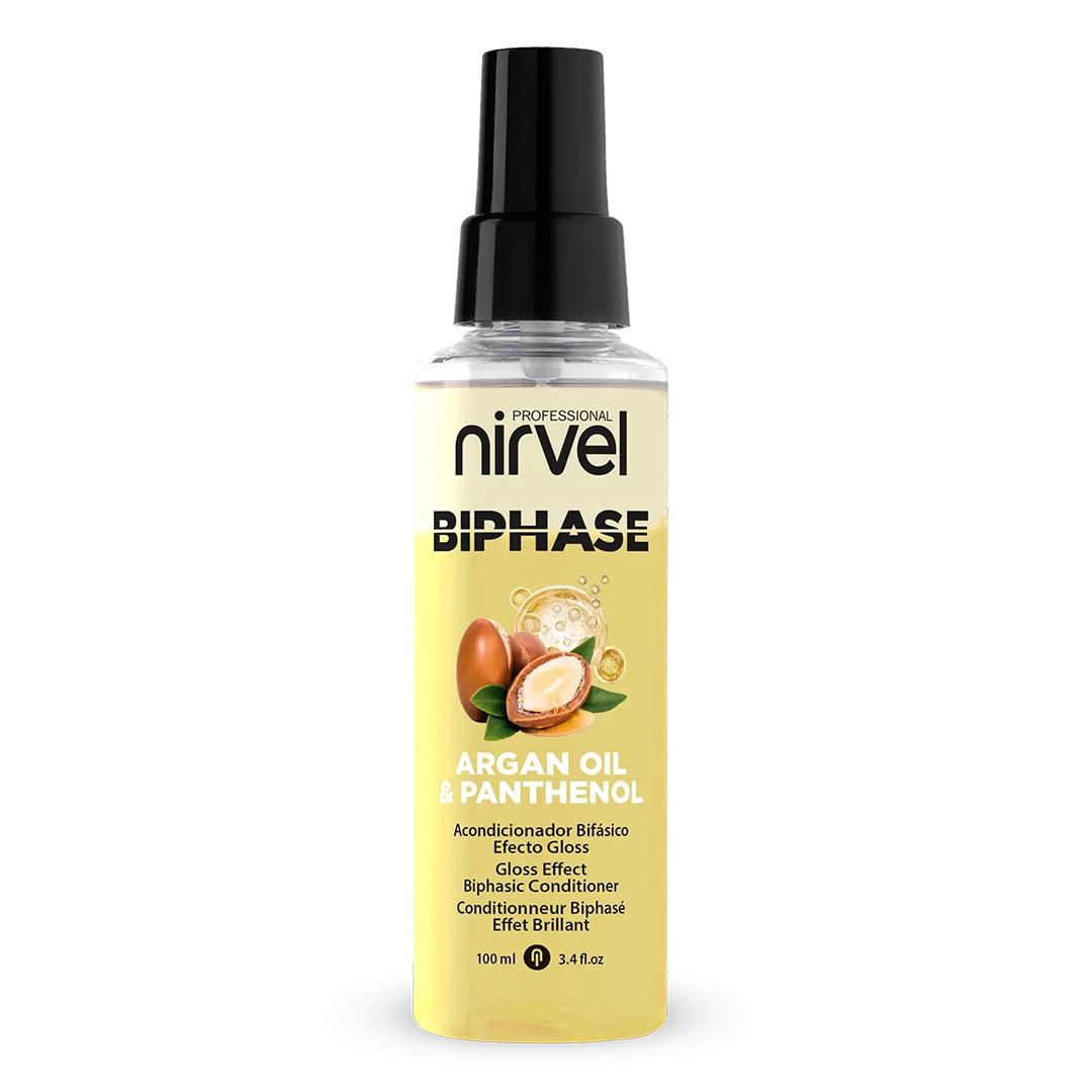 Revitalisant sans rinçage Biphase à l'huile d'argan et panthenol