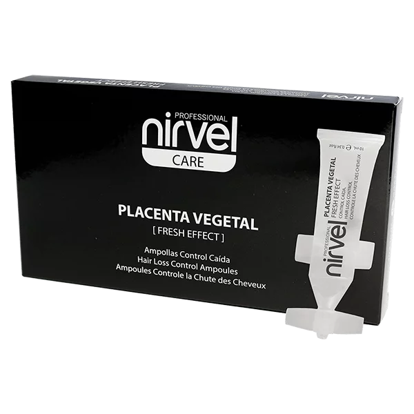Ampoule Placenta Vegetal contrôle la chute des cheveux